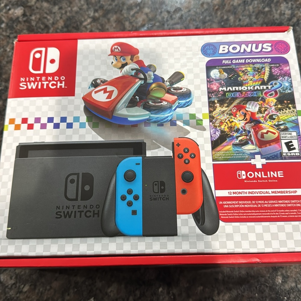 Nintendo Switch - Neon Blue + Neon Red Joy - Picture 4 of 4